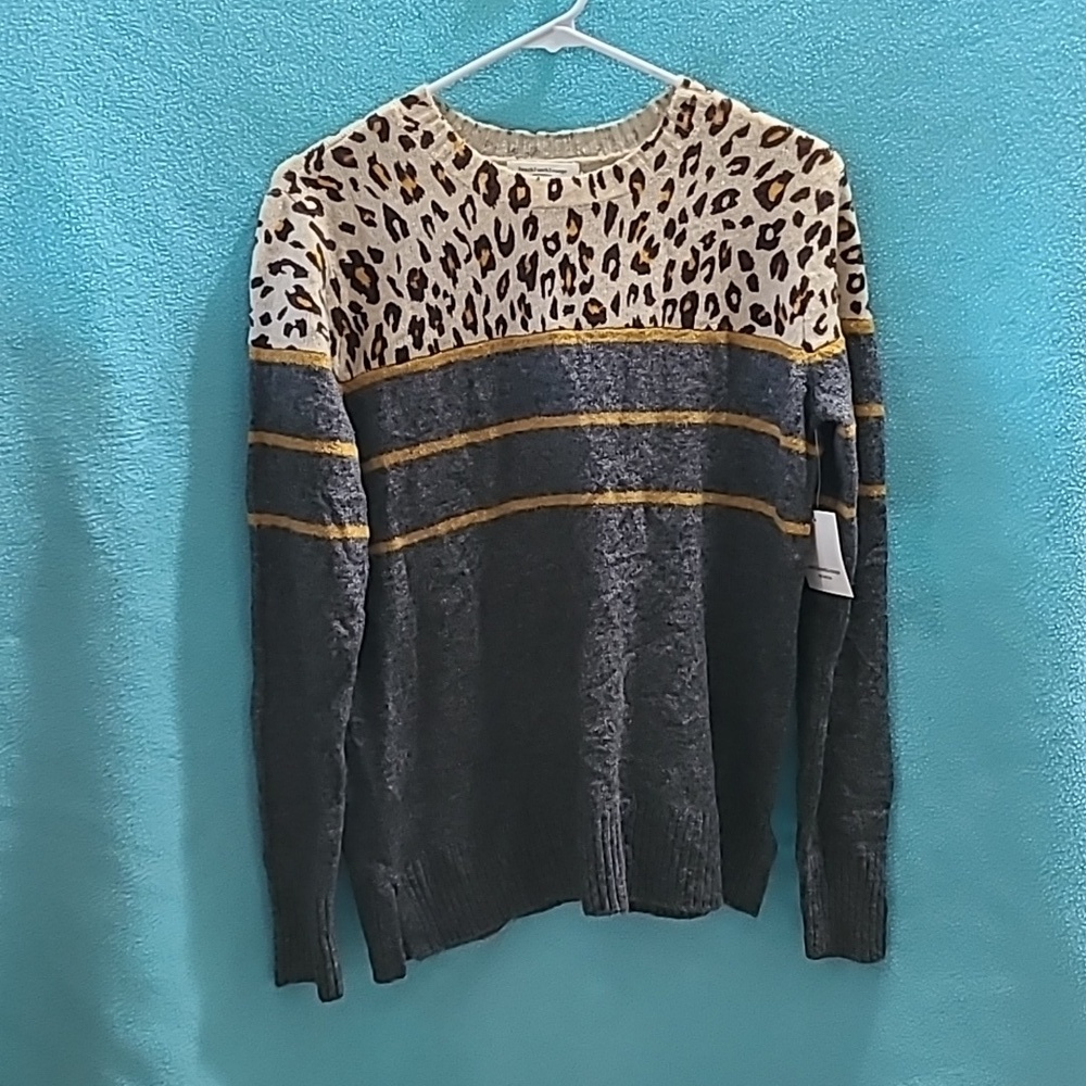 NWT Beach Lunch Lounge BLL Pattern Sweater